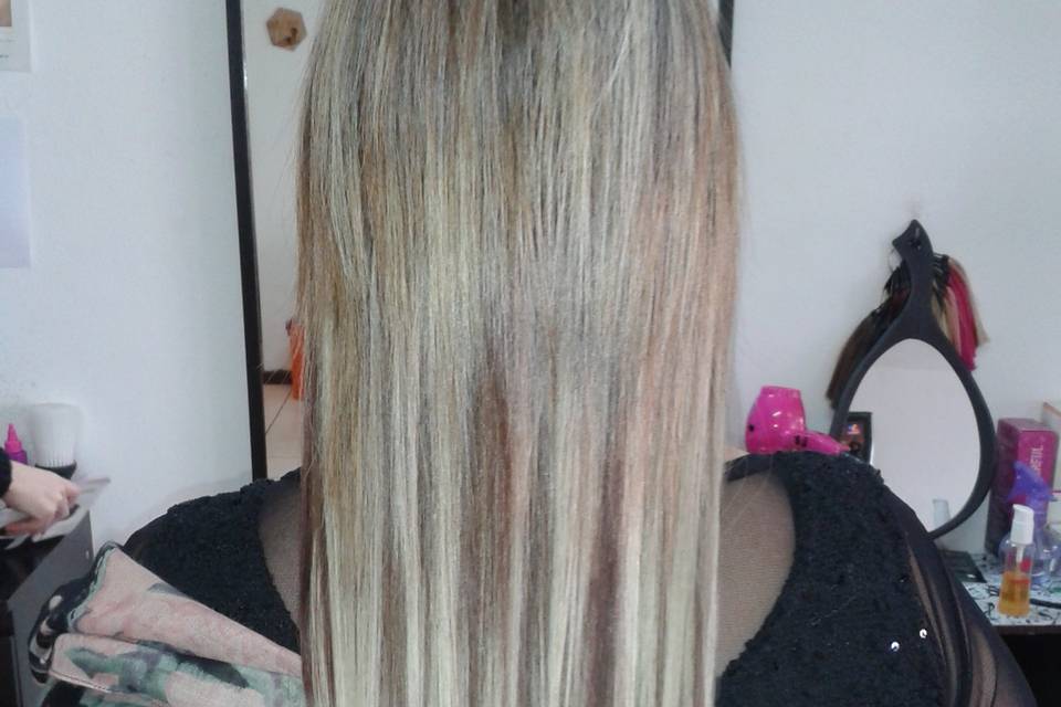 Extensões de cabelo natural