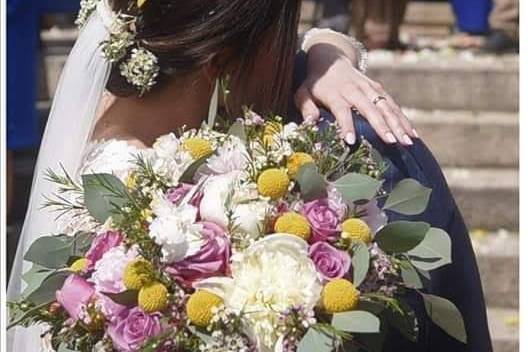 Flores para entrada das igreja