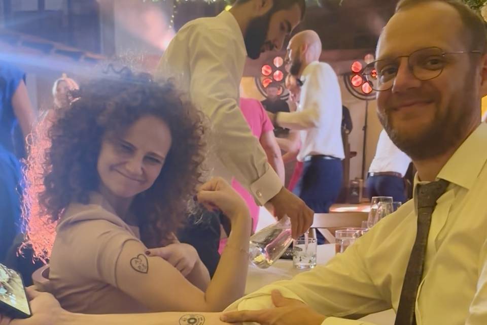 Happy guests