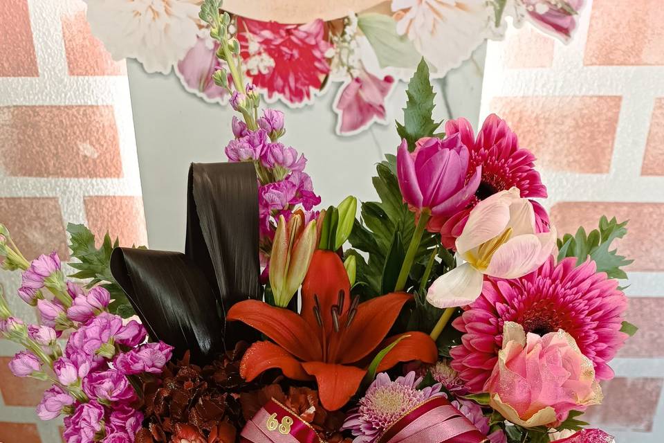Box com flores naturais