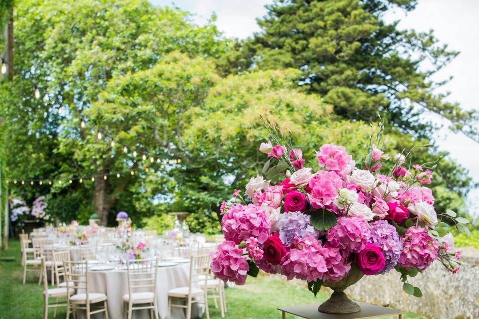 Pink Wedding Flowers Portugal