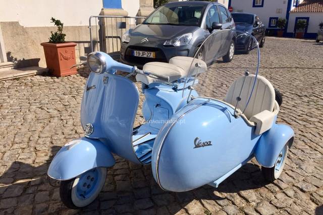 Todo o charme de uma Vespa