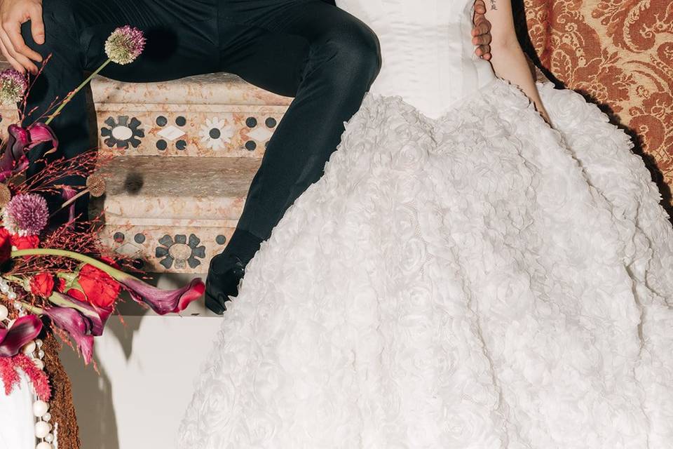 Fato completo para noivo.