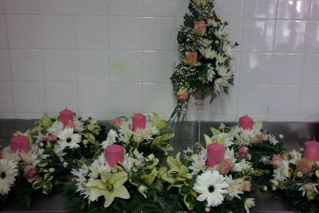 Rosa e branco