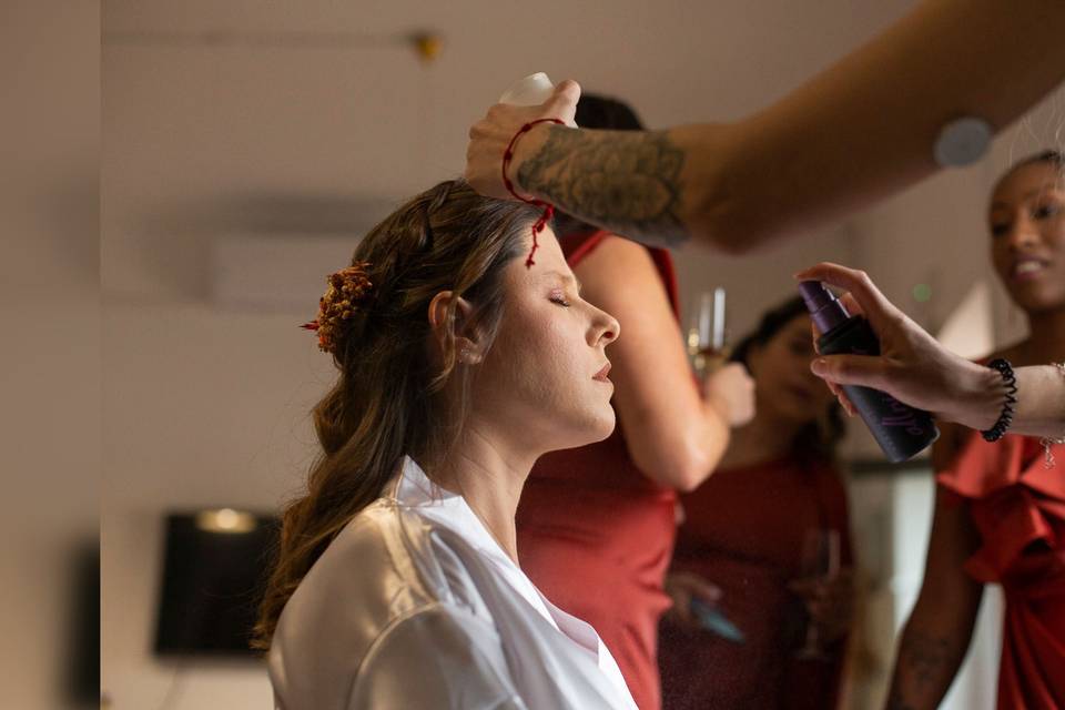 Preparaçao da noiva