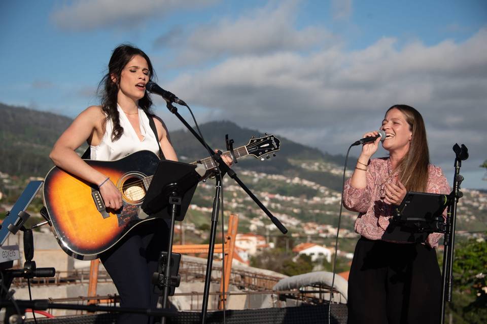 Vozes e guitarra