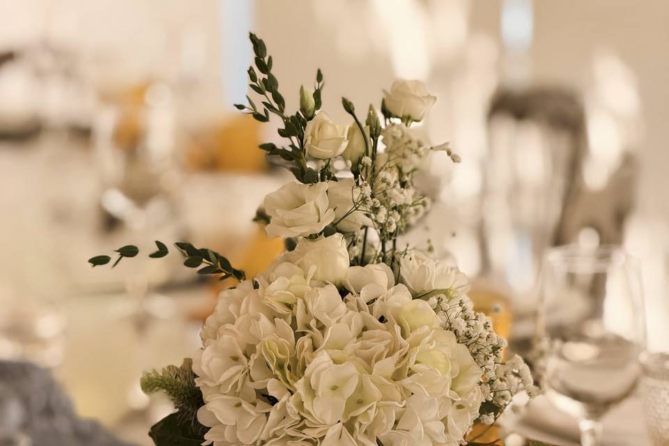 Arranjos florais + decoração