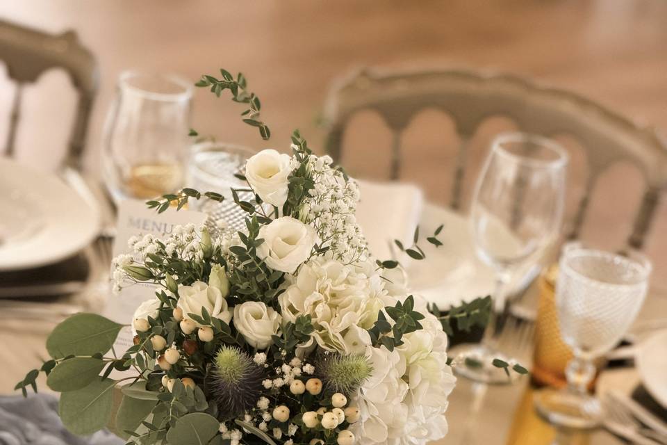 Arranjos florais + decoração