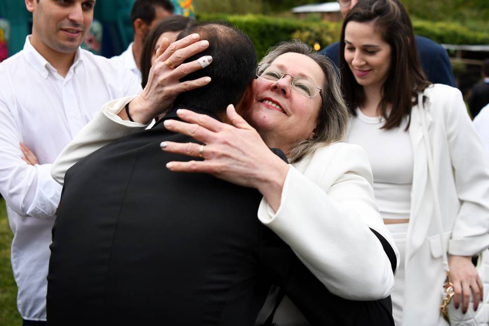 O abraço da família