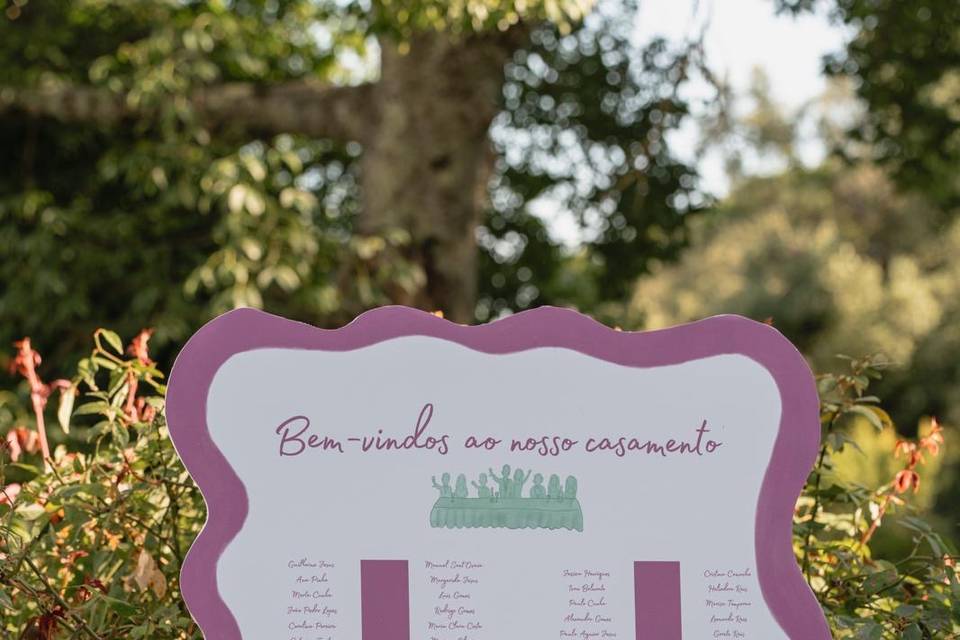 Seating Plan em Easyboard 19mm