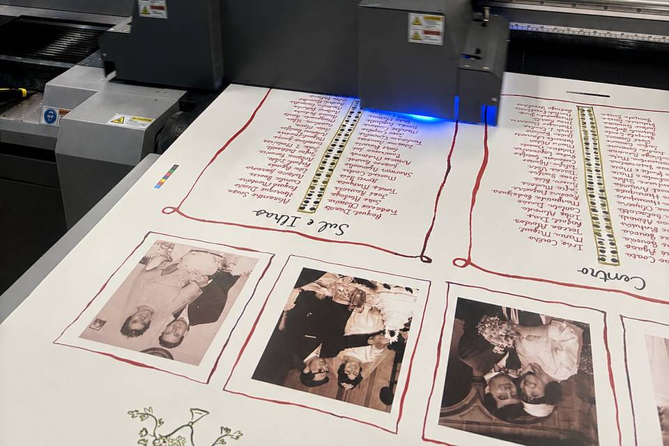 Impressão de menus em UV
