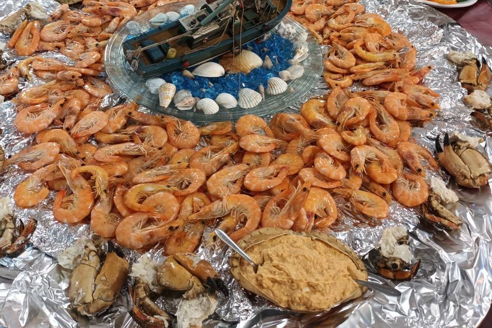 Mesa mariscos