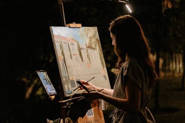 Pintura ao Vivo - Márcia Ferrão