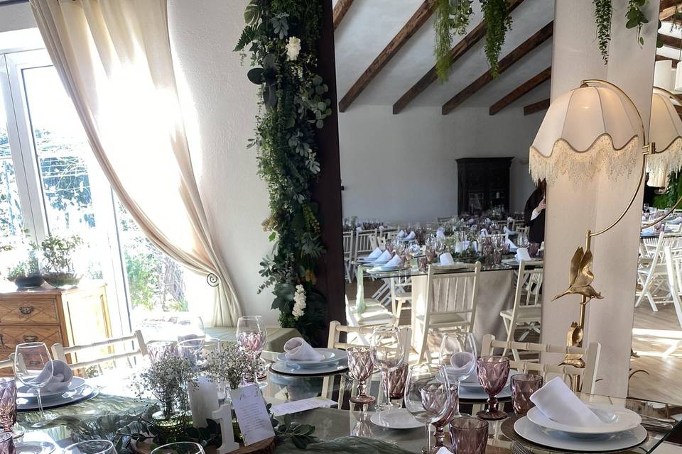 Os tons de verde e alfazema…