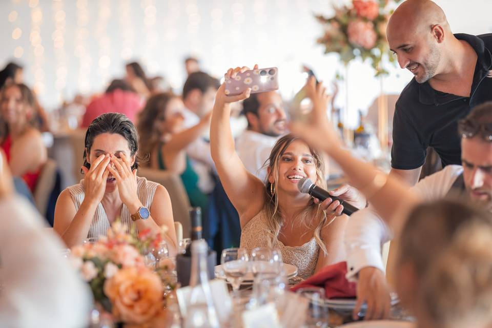Animação de casamento
