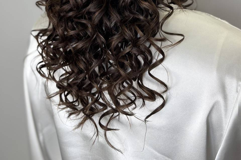 Noiva Cabelo Encaracolado
