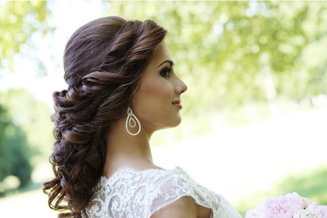 Maria Gandra Wedding Hairstyle