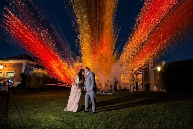 7 Disparos de Fumo Casamento