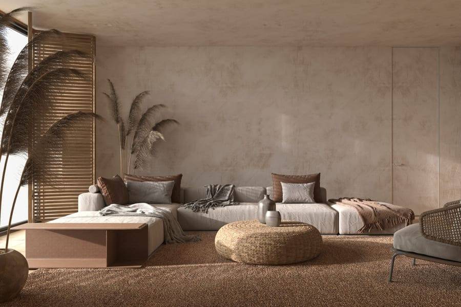 Sala de estar naturalista