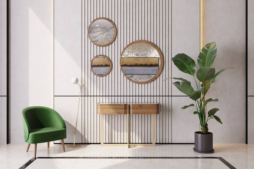 Hall de entrada design clean