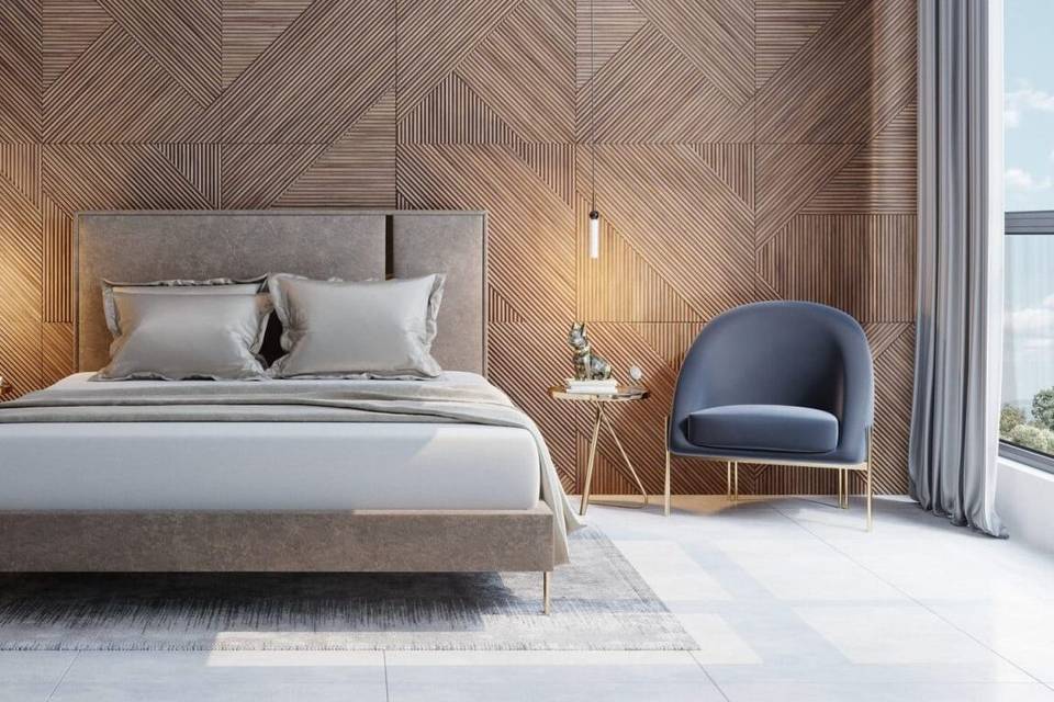 Quarto simples e elegante