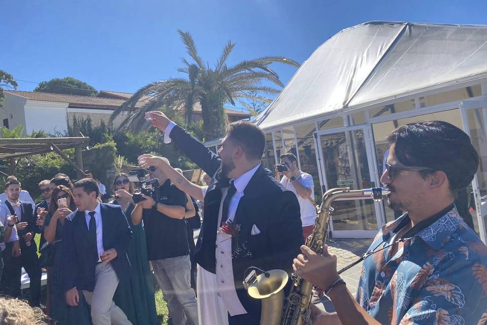 Live Sax Cocktail