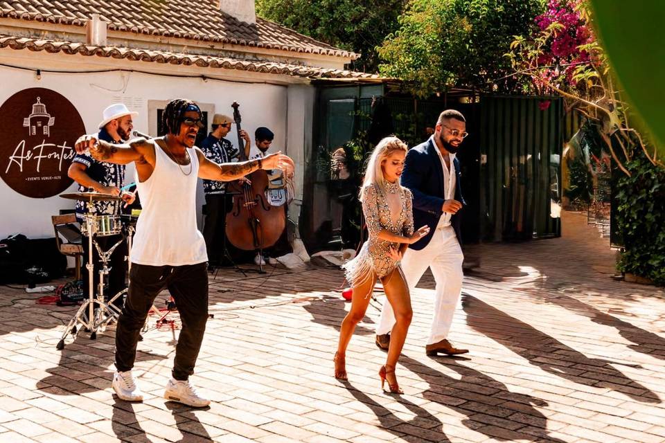 Trio de dança