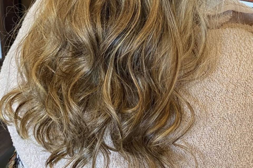 Penteado simples
