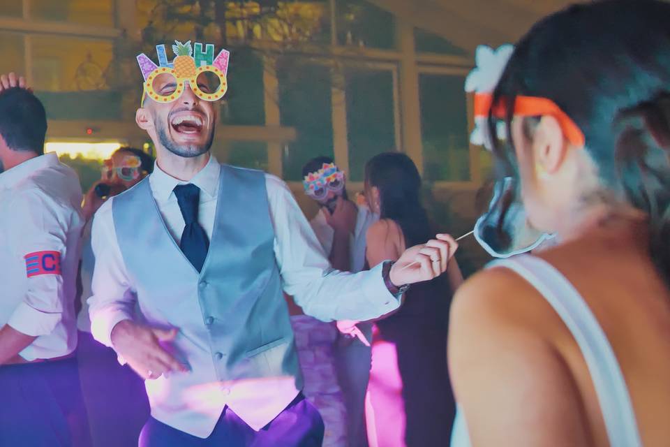 Noivo na festa
