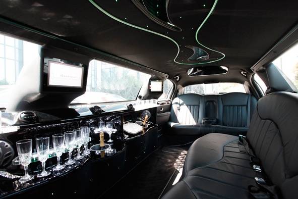 Interior da limousine