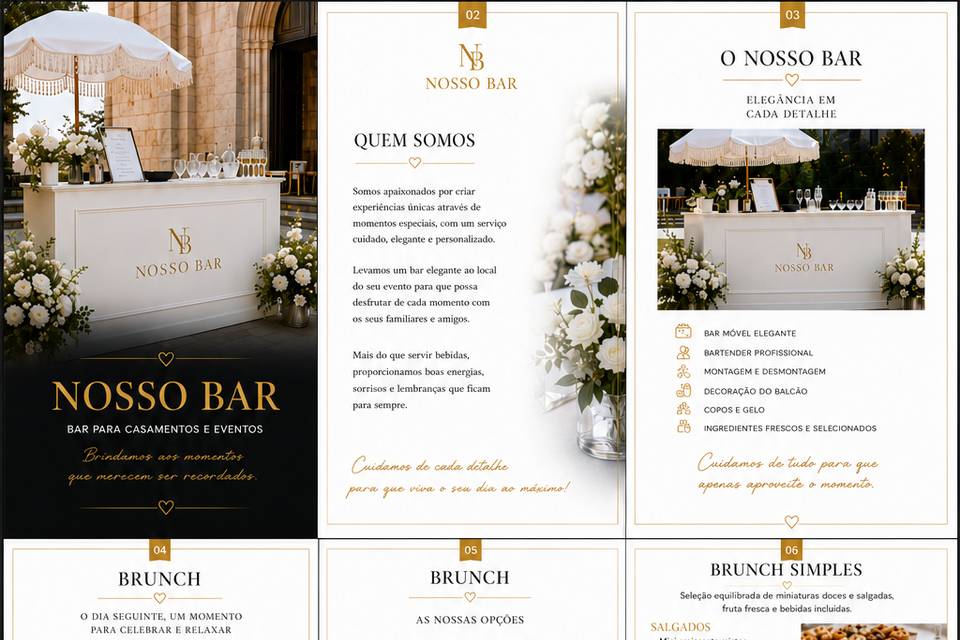 Menu Completo para um Brunch