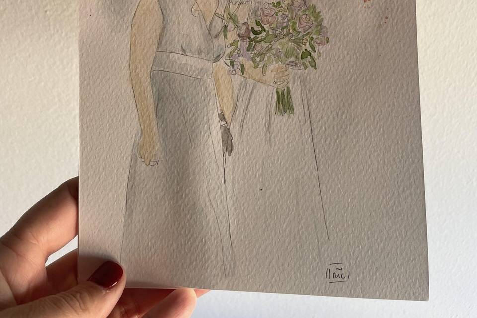 Ilustração Madrinha  - A4