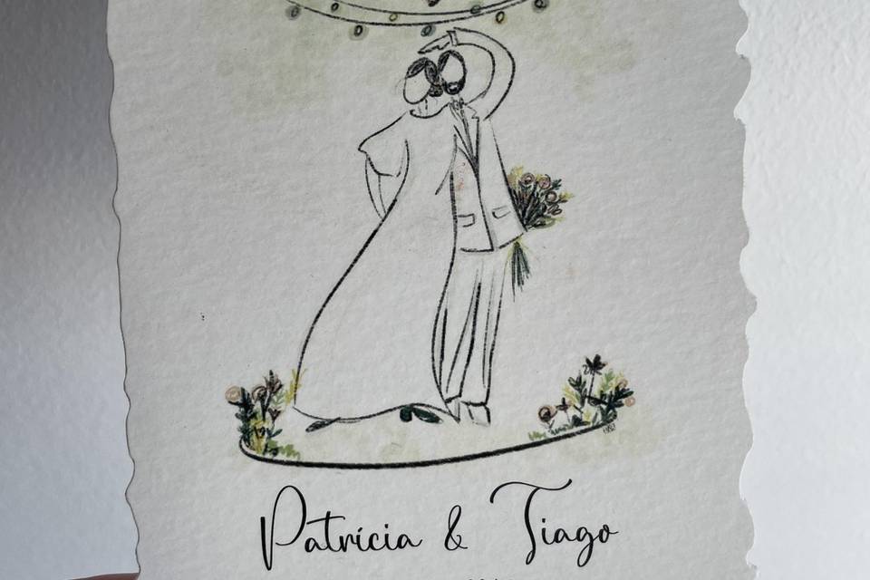 Convite Ilustrado A6