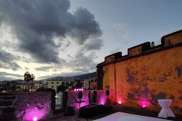 Decoração e pista DJ, Funchal