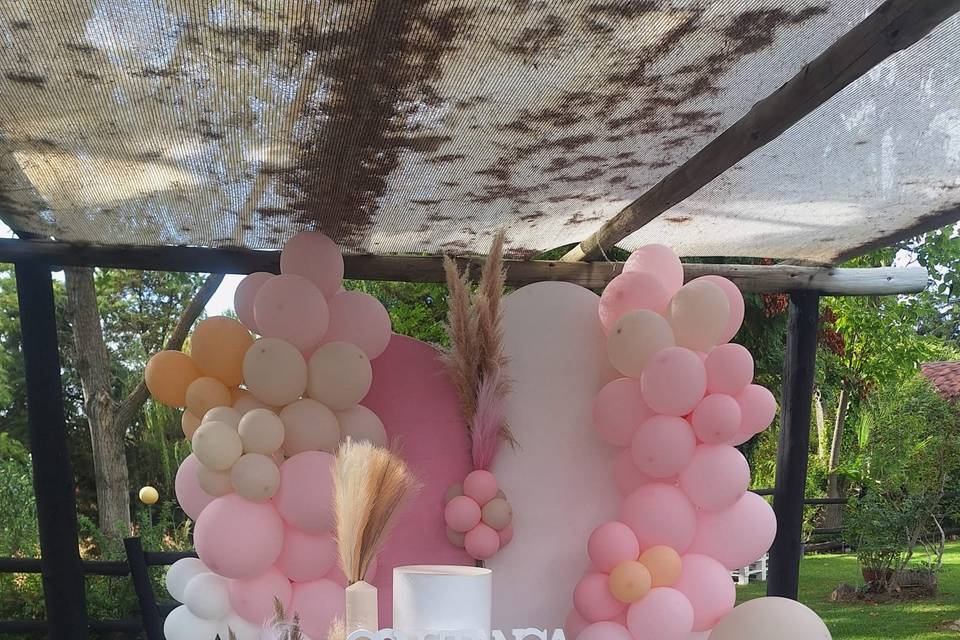 Mesa de aniversário/batizado