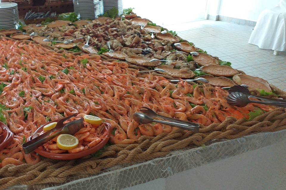 Mesa de marisco