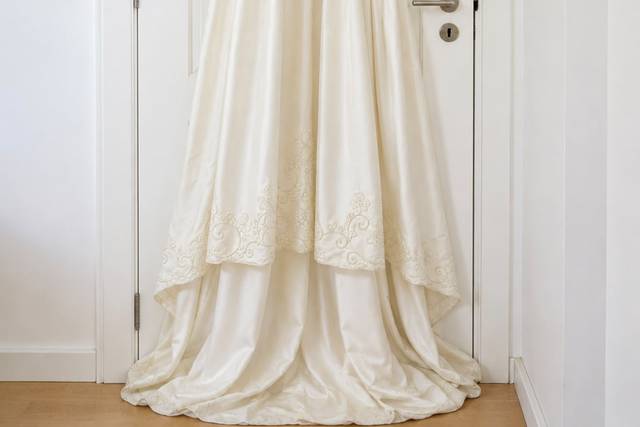 O vestido de noiva