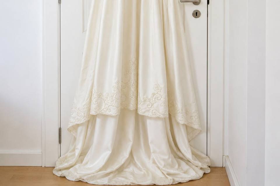 O vestido de noiva