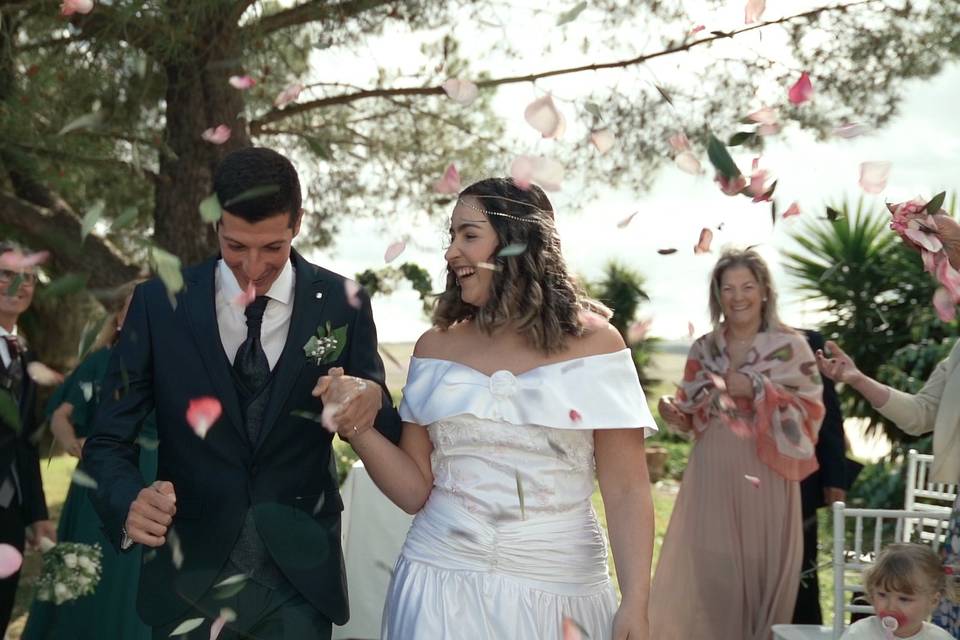 Still de vídeo de casamento