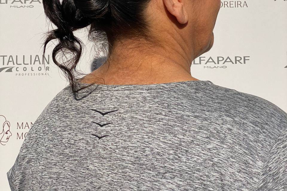 Penteado de mãe de noiva