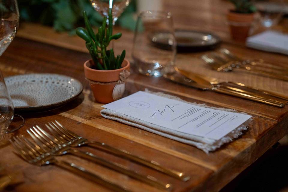 Lembrança e menu