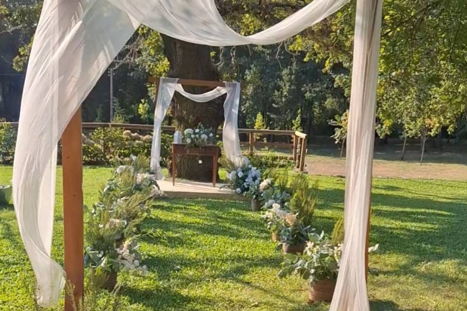 Cenário de cerimónia