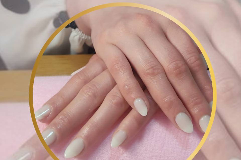 Unhas gel pack noiva
