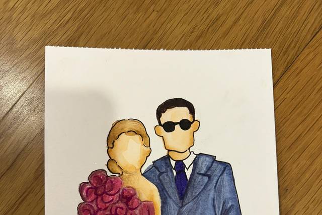 Ilustração de casal