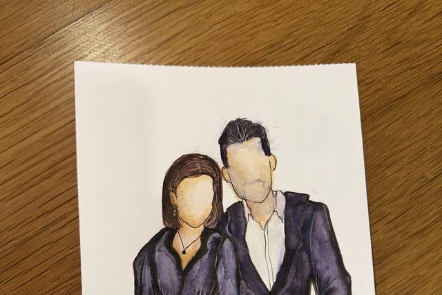Ilustração de casal