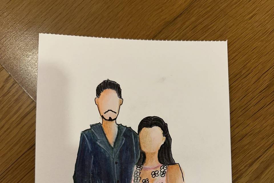 Ilustração de casal