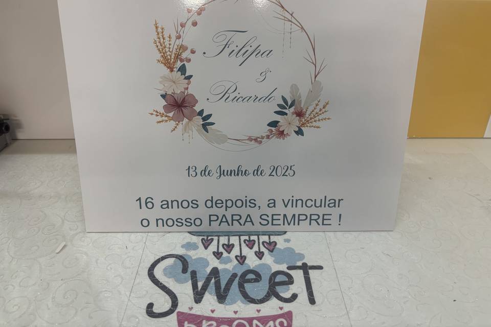 Placa igreja