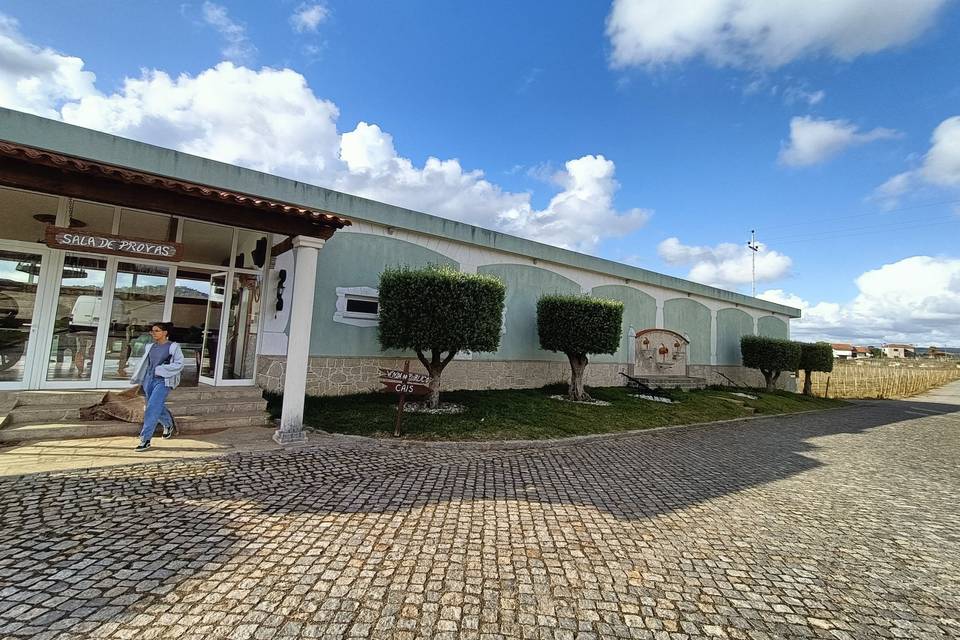 Exterior do salão