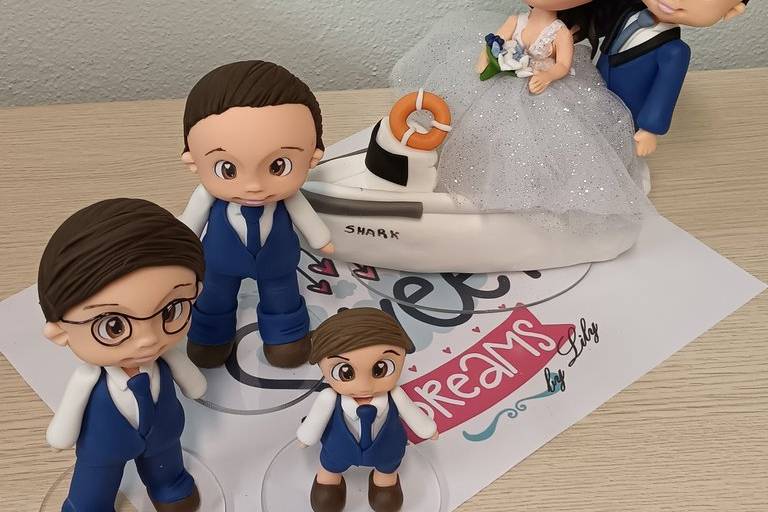 Topos de bolo personalizados