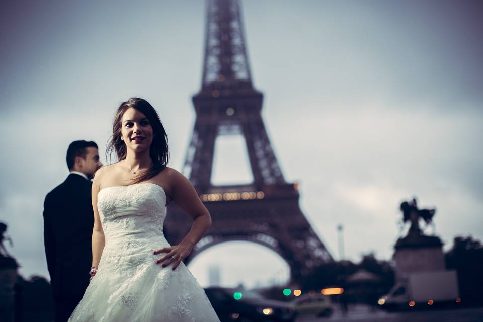 Paris trash the dress